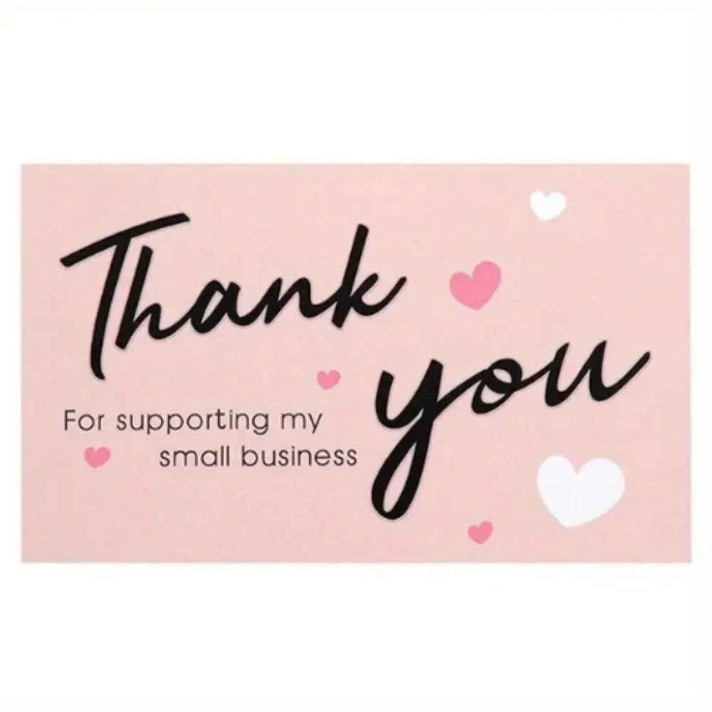 300 Pc Thank you Cards and Stickers